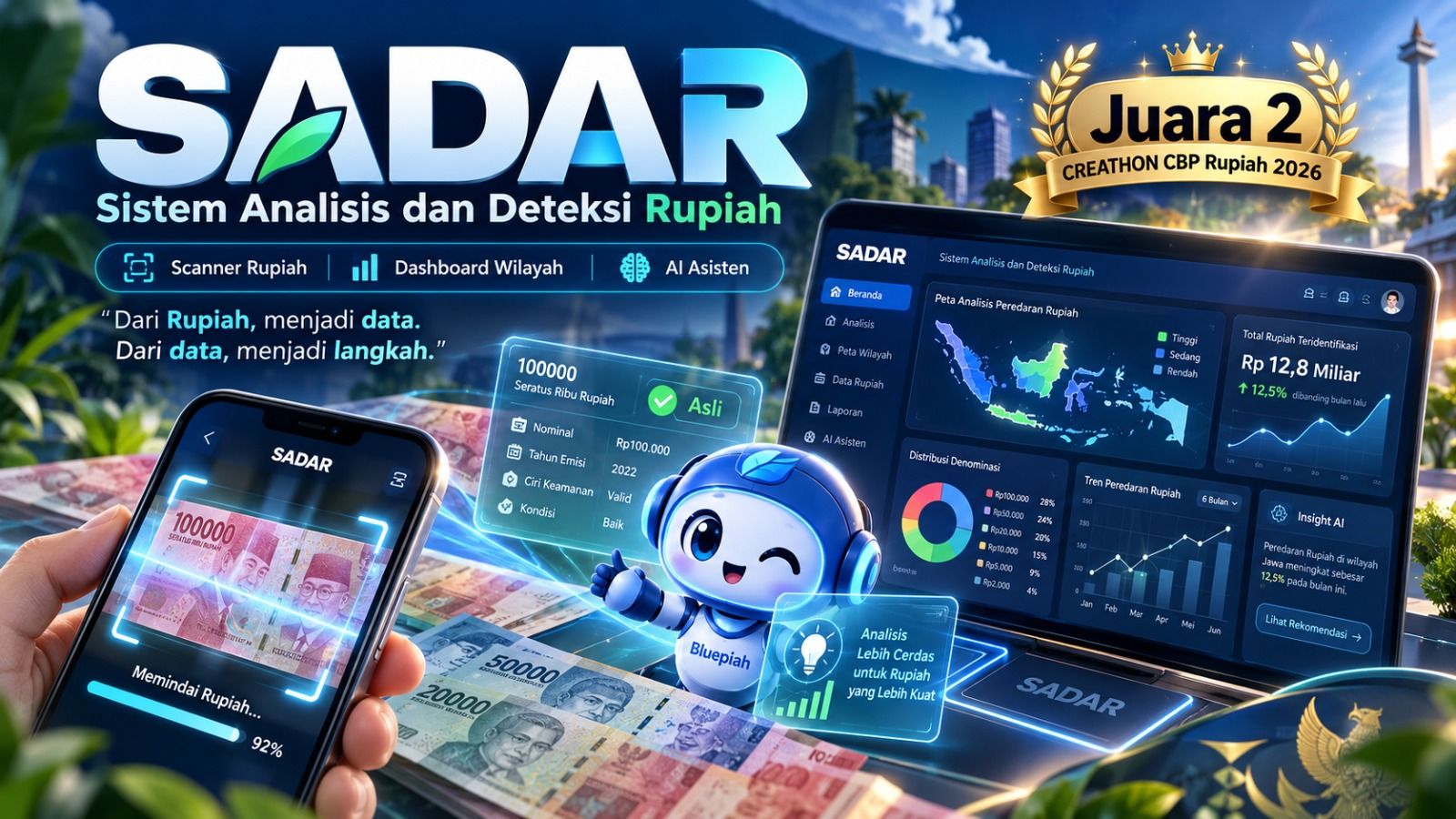 SADAR – Sistem Analisis Kelayakan eDAr Rupiah